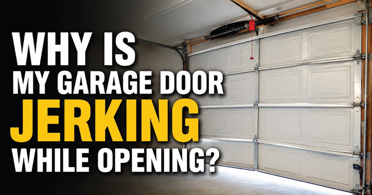 Why Is My Garage Door Jerking While Opening