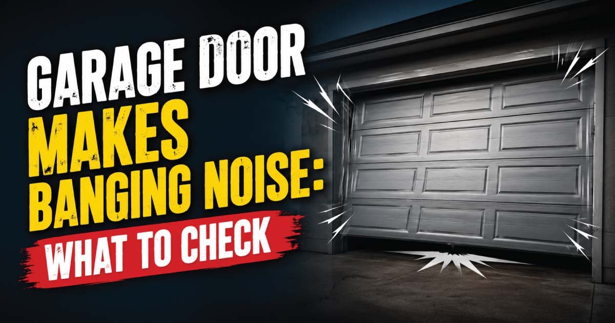 Garage Door Makes Banging Noise: What to Check