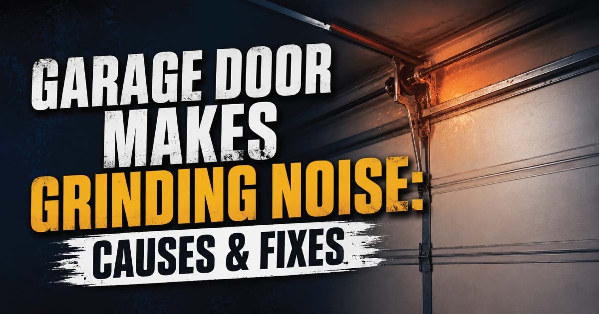 Garage Door Makes Grinding Noise: Causes & Fixes