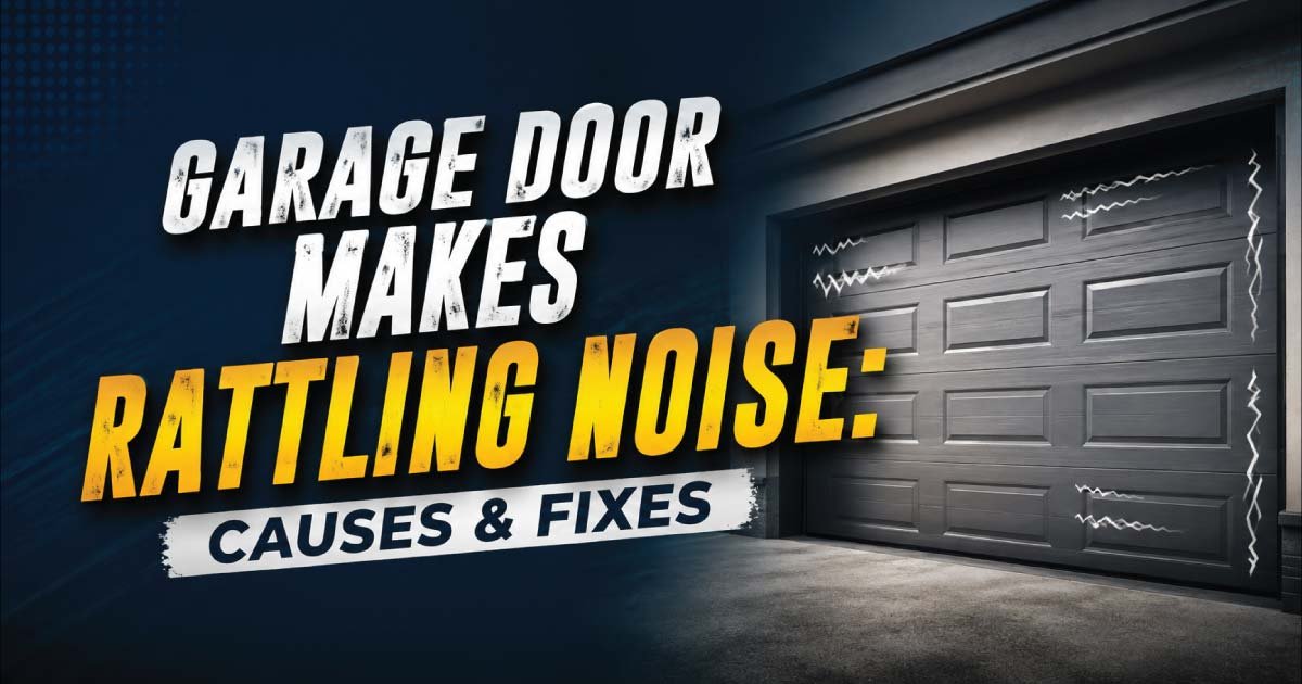 Garage Door Makes Rattling Noise: Causes & Fixes