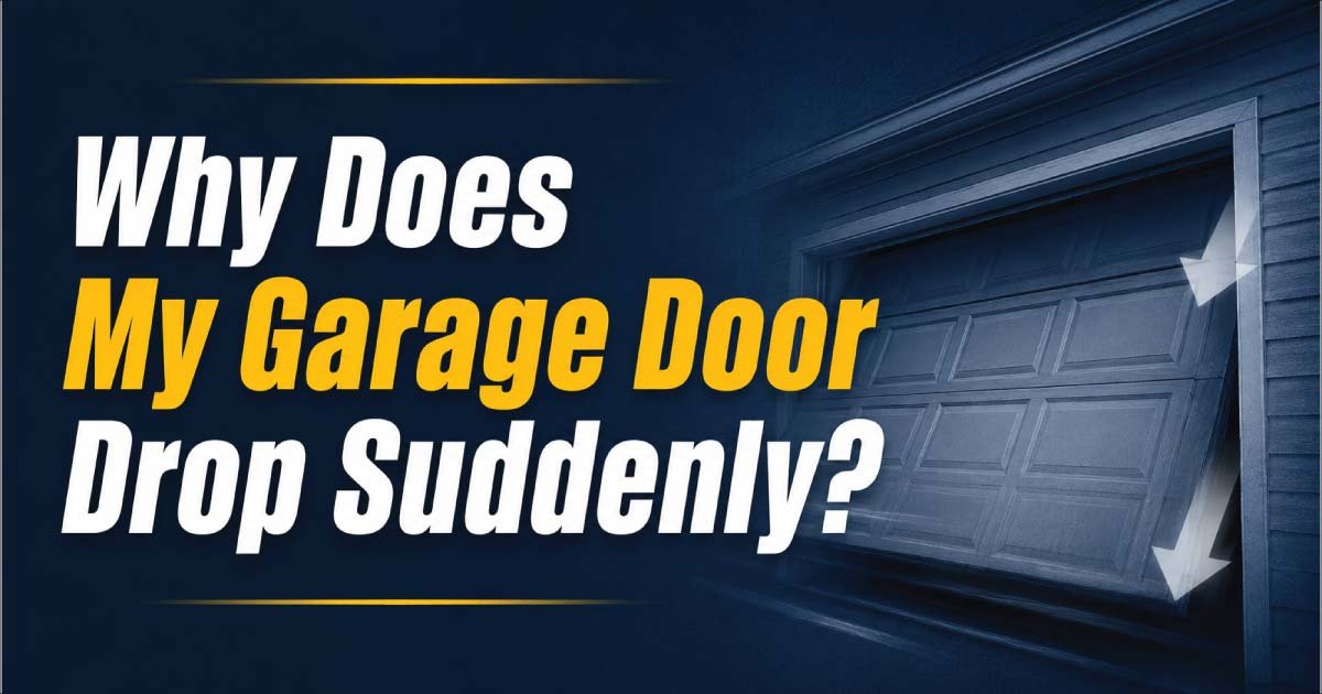 Why Does My Garage Door Drop Suddenly?