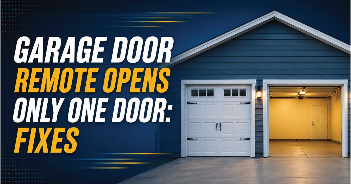 Garage-Door-Remote-Opens-Only-One-Door-Fixes