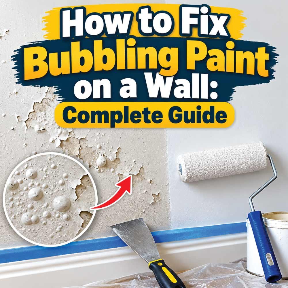 How to Fix Bubbling Paint on a Wall