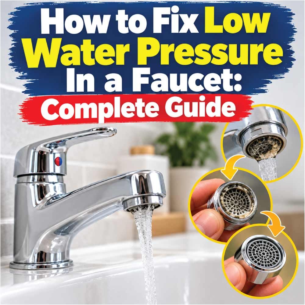 How to Fix Low Water Pressure In a Faucet