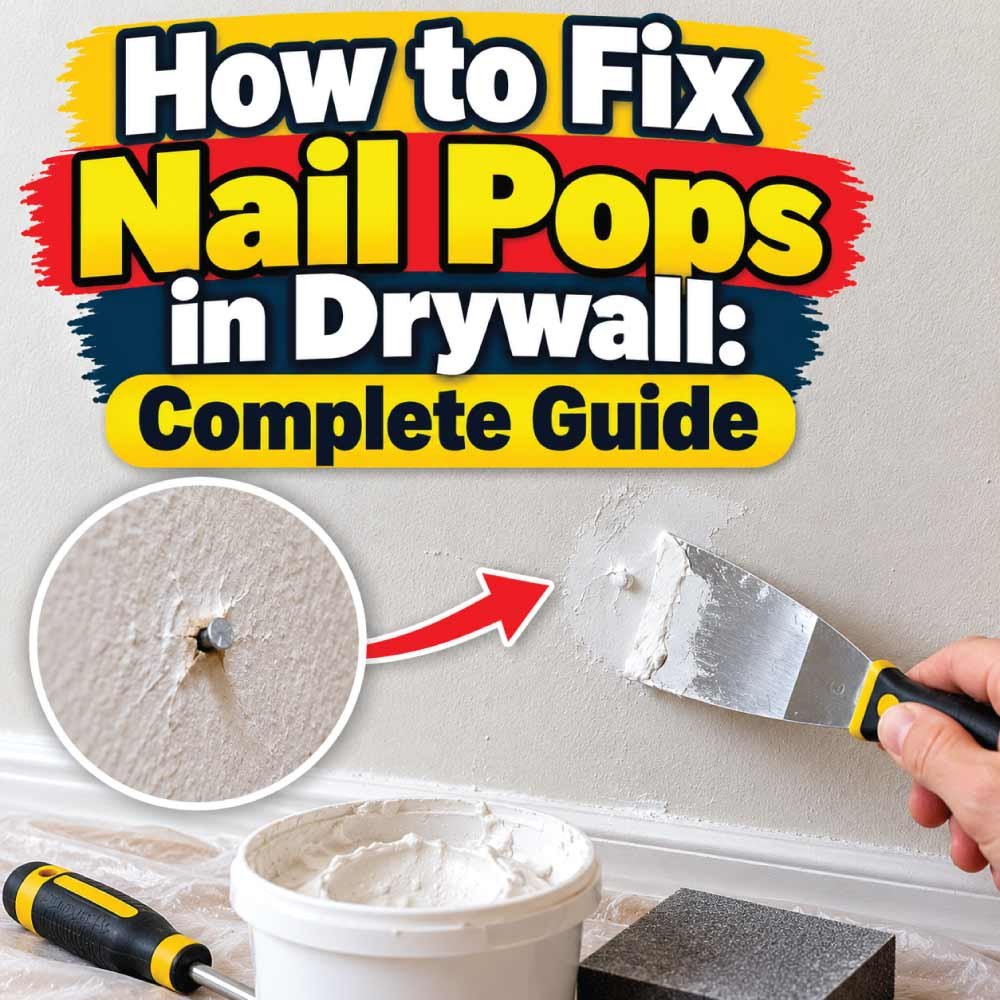 How to Fix Nail Pops in Drywall