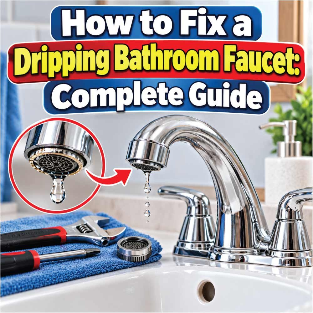 How to Fix a Dripping Bathroom Faucet