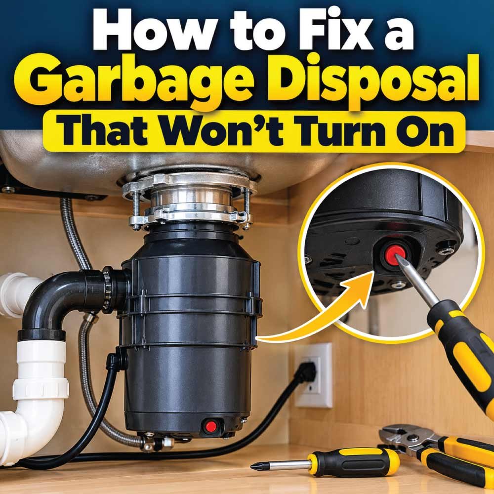 How to Fix a Garbage Disposal That Wont Turn On
