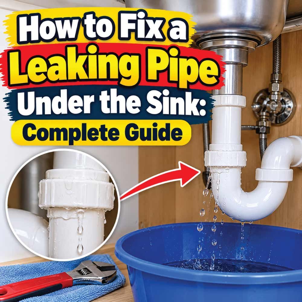 How to Fix a Leaking Pipe Under the Sink