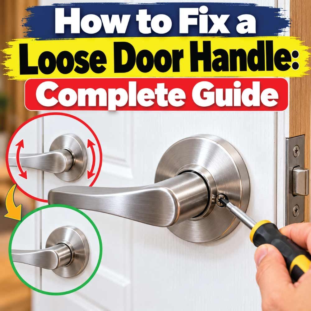 How to Fix a Loose Door Handle