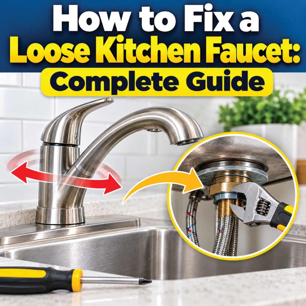How to Fix a Loose Kitchen Faucet