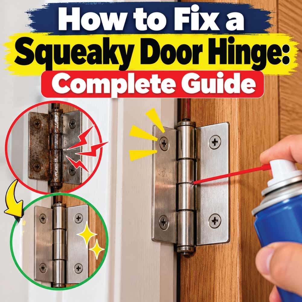 How to Fix a Squeaky Door Hinge