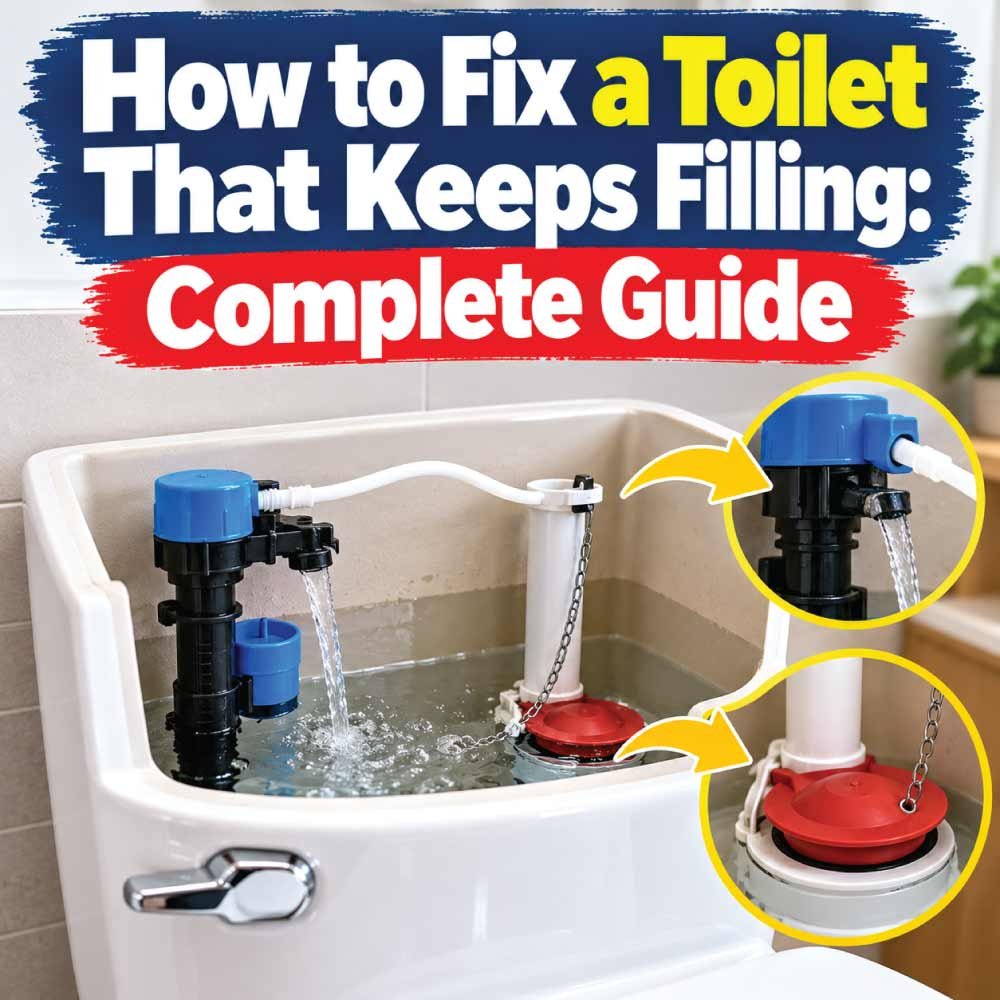 How to Fix a Toilet That Keeps Filling