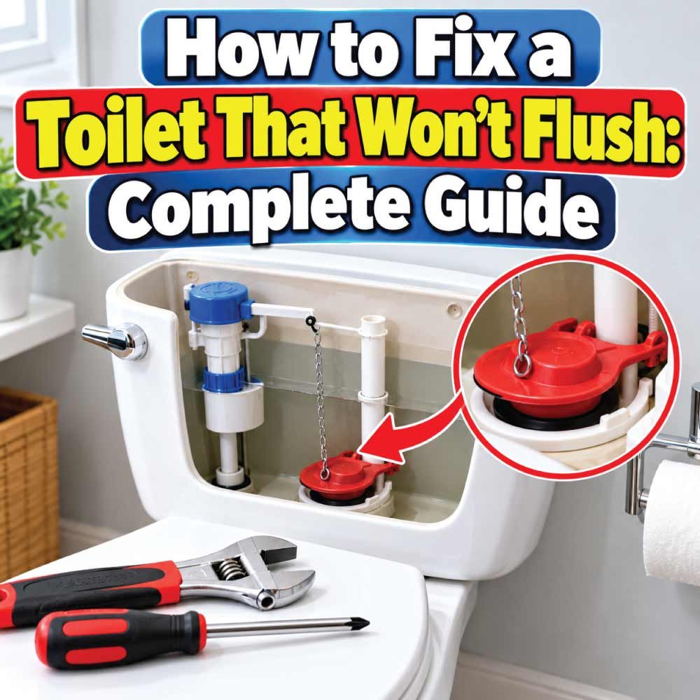 How to Fix a Toilet That Won't Flush