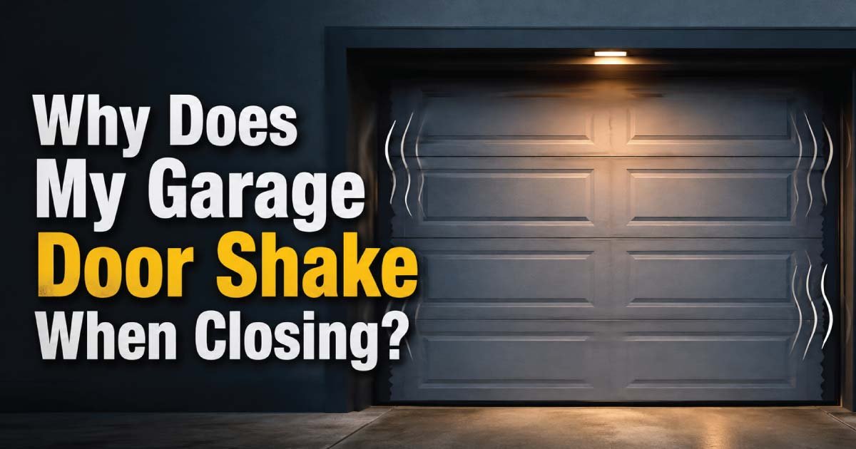 Why Does My Garage Door Shake When Closing?